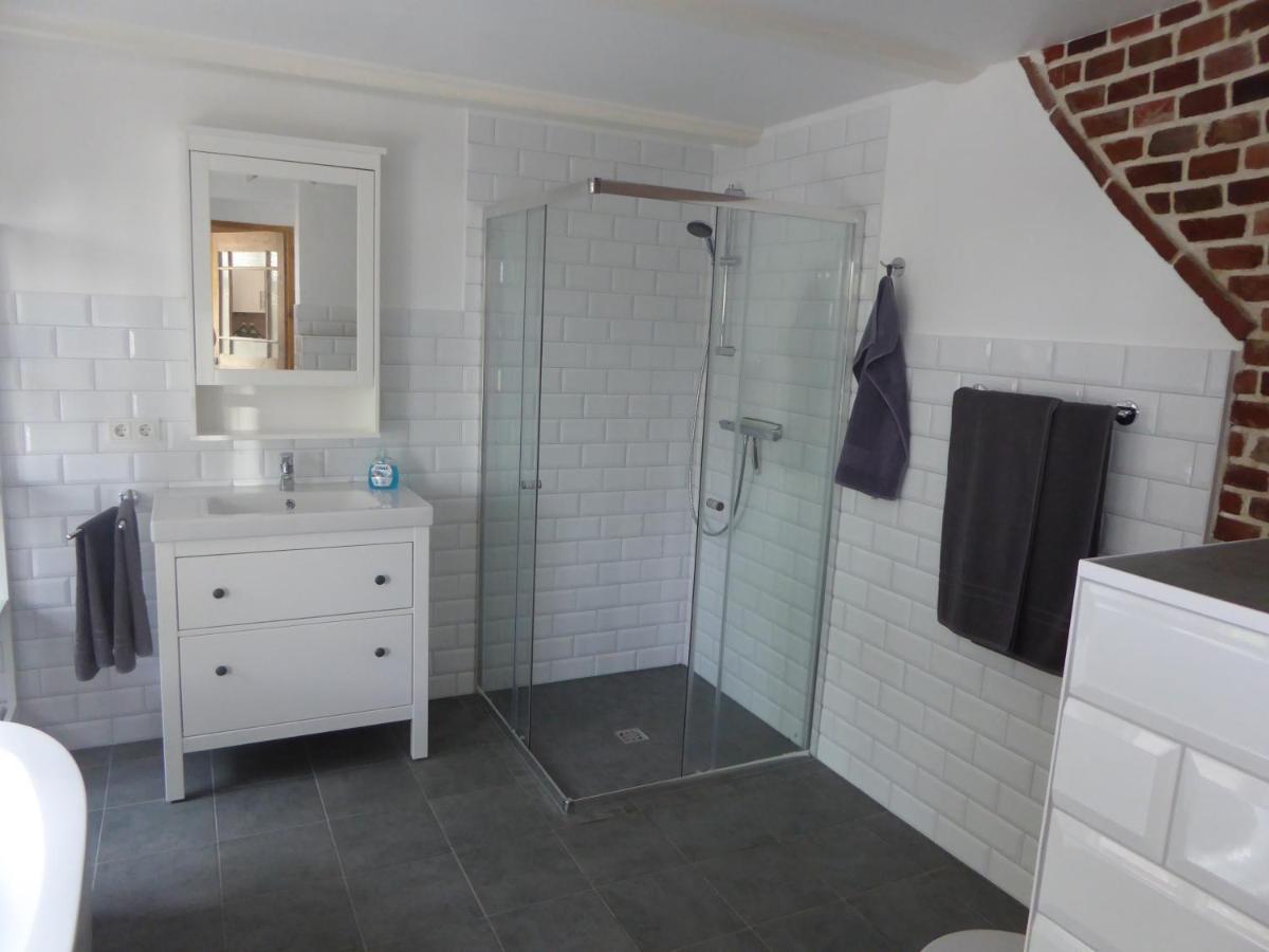 Ferienwohnung Elise Im Gulfhof Am Kanal Grossefehn ภายนอก รูปภาพ