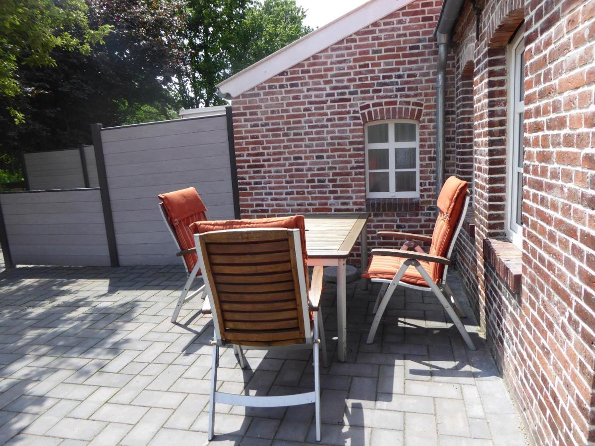 Ferienwohnung Elise Im Gulfhof Am Kanal Grossefehn ภายนอก รูปภาพ